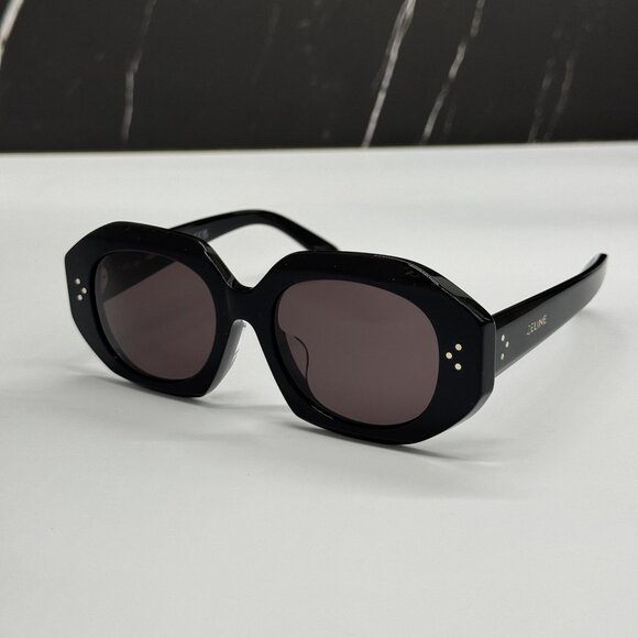 NEW CELINE CL40319F 01Y BLACK GRAY WOMEN SUNGLASSES CELINE - Picture 1 of 10